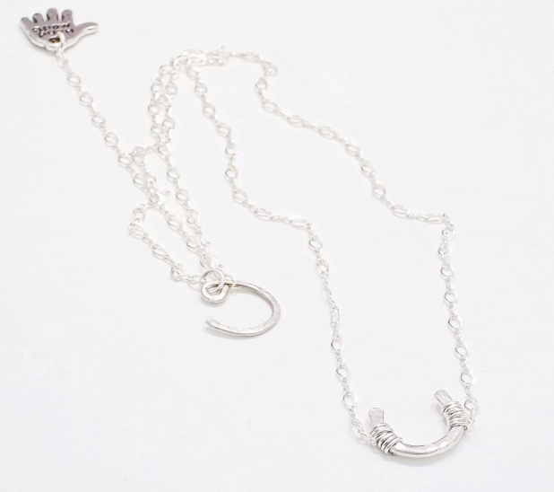 Minimalist Necklace with Stick Charm - Sterling | MULXIPLY