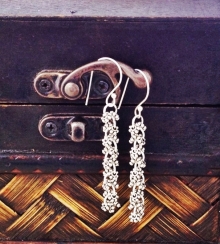 SILVER BALI EARRINGS